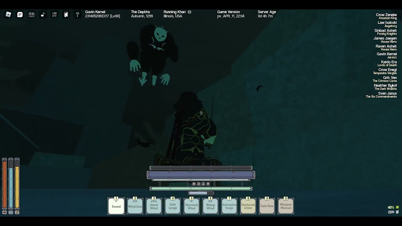 [Deepwoken] Solo Corrupted Owl in less than 30 seconds