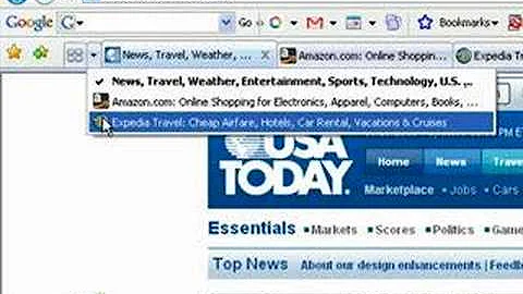 Using Tabs in Internet Explorer 7