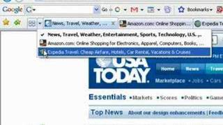 Using Tabs in Internet Explorer 7