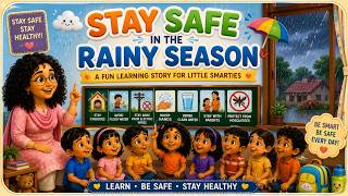 RAINY SEASON SAFETY RULES FOR KIDS | MONSOON & FLOOD SAFETY FOR CHILDREN