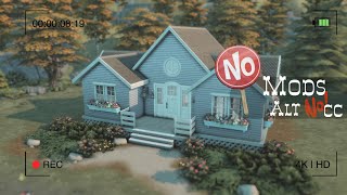 Sims4| Строительство| Построила дом без кодов,модов и alt 🚫❌