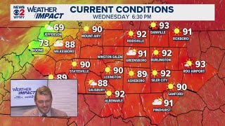 WFMY News 2 Evening Weather Update (May 20, 2026)