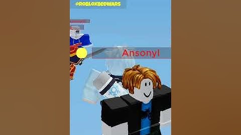 Beating A Hacker In Roblox Bedwars #Shorts