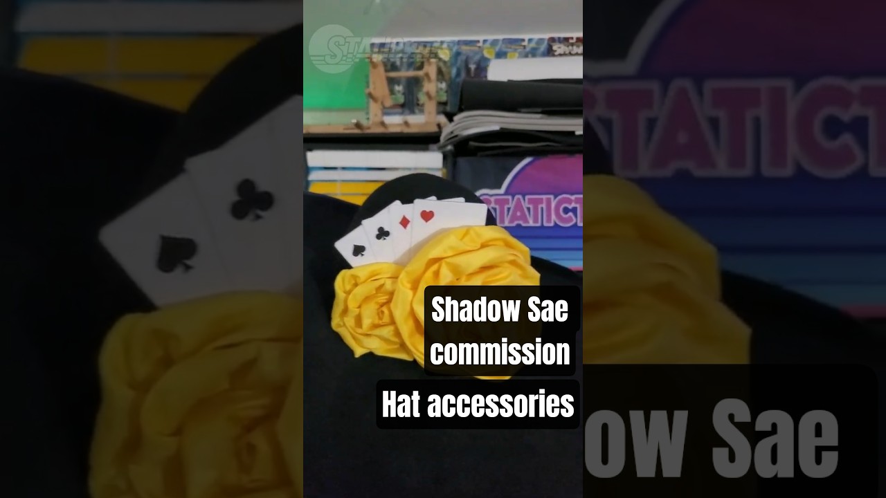 Shadow Sae commission hat accessories reveal! #shorts #cosplay