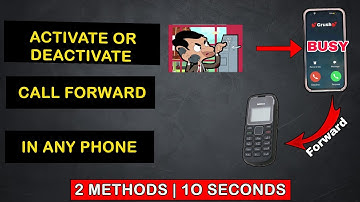 What is Call Forwarding ? How to use and Activate deactivate ?