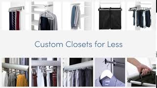 The Modular Closet Accessory Line is HERE!