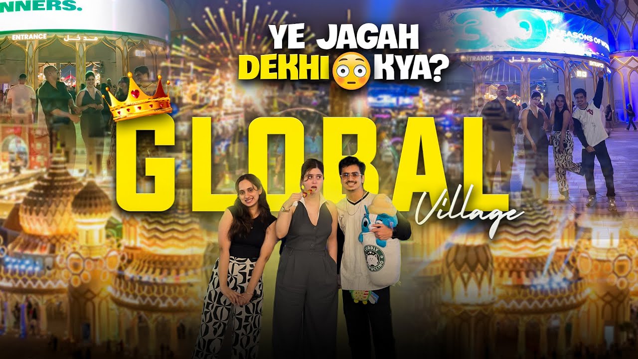 Global Village 30th Anniversary Special 🎉 | Scary Rides, Shopping aur Full Sibling Masti 😂🎢 |VLOG 57