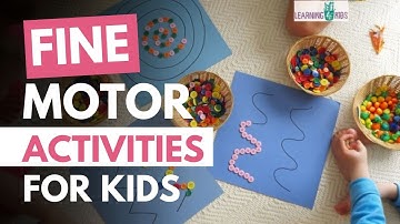 DIY | Fine Motor Activities All Using Home Supplies