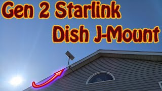 Alternative J-Mount for the 2nd Generation Starlink Rectangle Dish J-Pipe Mast Gen 2 Starlink Dishy by Mark Jenkins 21,487 views 2 years ago 5 minutes, 47 seconds