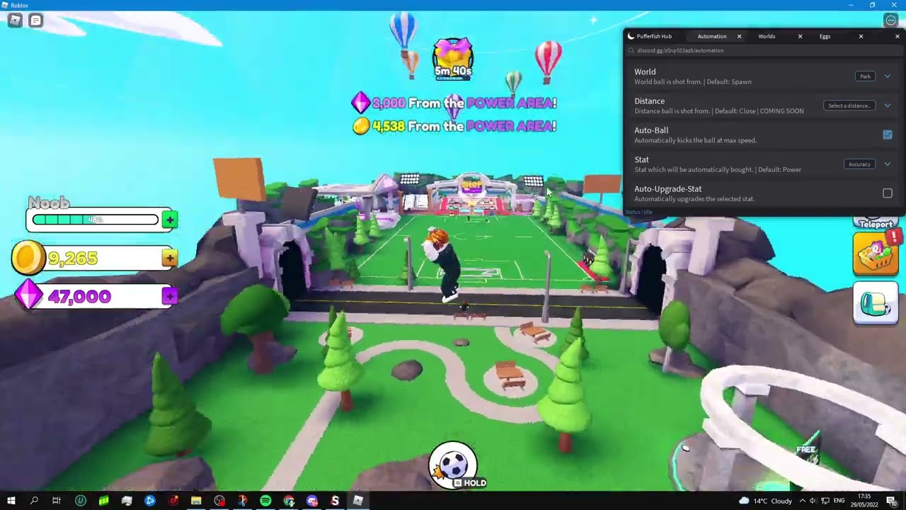 Goal Kick Simulator Script - Autofarm/Auto Stat upgrade!
