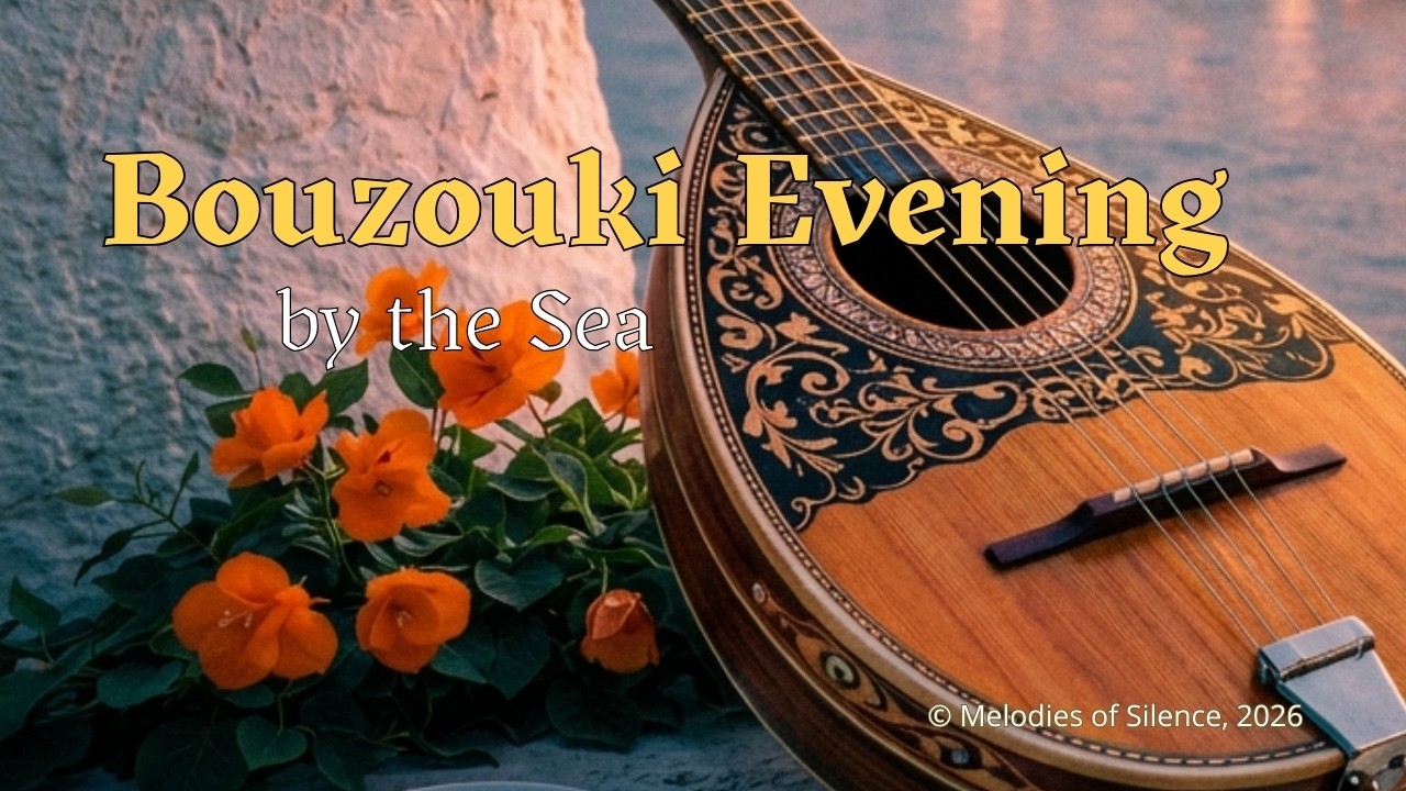 Live Greek Evening by the Sea 🌅 Bouzouki Café Ambience | Mediterranean Music