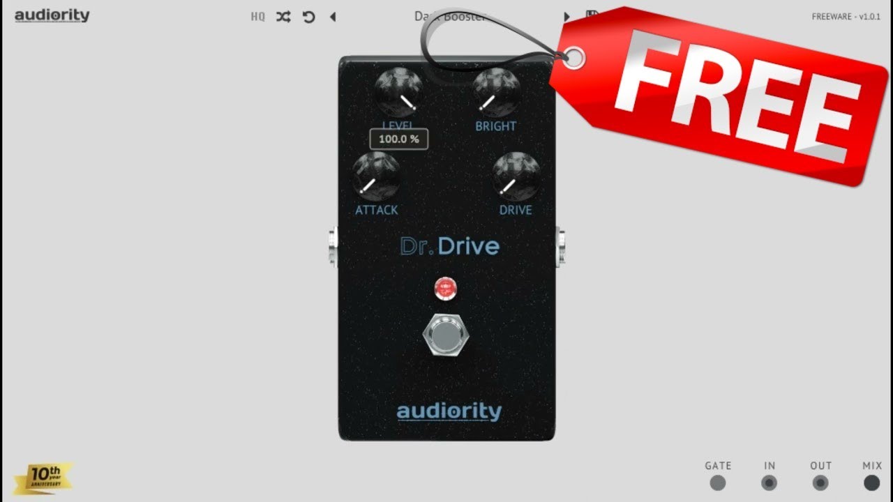 【Free VST🔥】Best free amp sim & pedal VST plugin😲Dr Drive, audiority