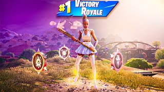 ARIANA GRANDE vs 3 MEDALLIONS & 4 MYTHICS GUNS ( fortnite chapter 5 season 3 )