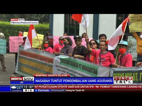 Nasabah WanaArtha Life Demo Tuntut Pengembalian Uang