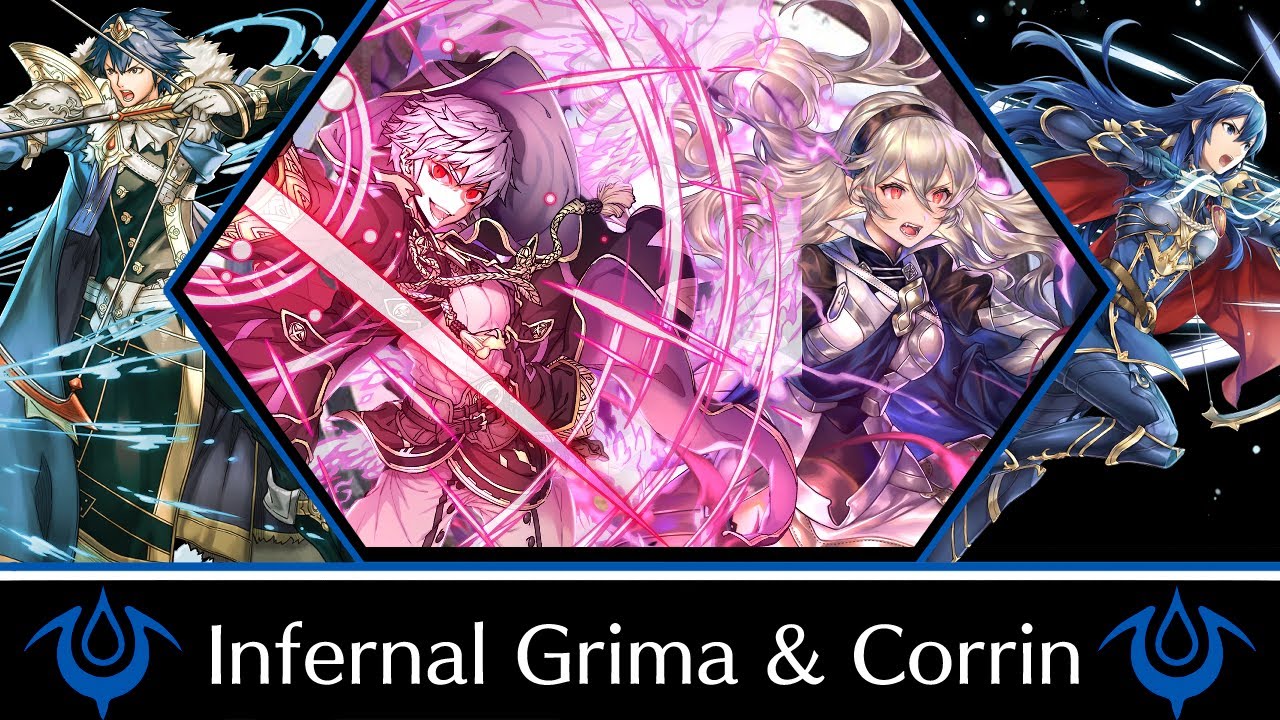 【FEH】 Legendary Chrom & Lucina vs Corrin & Grima Infernal BHB