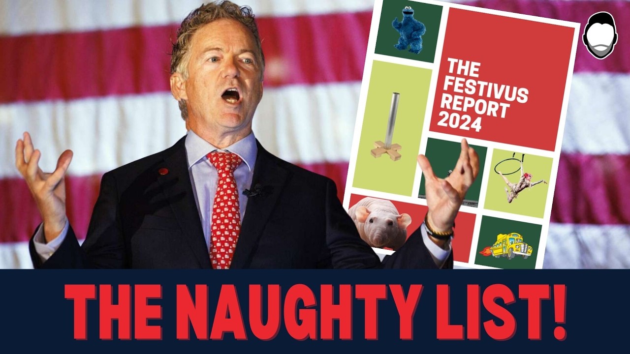 Christmas DISASTER! Rand Paul's Festivus Report Details Gov't WASTE