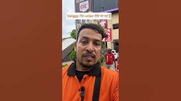 Swiggy delivery 7th order #shorts