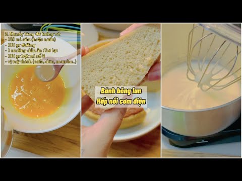 Video LÀM BÁNH BÔNG LAN BẰNG NỒI CƠM ĐIỆN - KHÔNG CẦN BỘT... - youtube