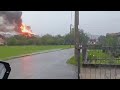 Snažno nevrijeme u Karlovcu: Grom zapalio kuću, automobili "plivaju" u vodi (VIDEO)