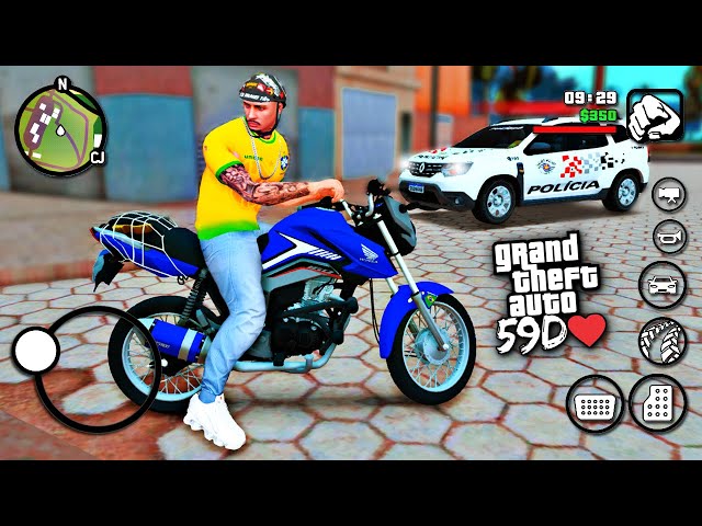 😱SAIUU!!! GTA MOTOVLOG 59D APENAS 500MB COM GRÁFICO, VÁRIAS MOTOS, SKIN E  MAIS - PC FRACO 2023 