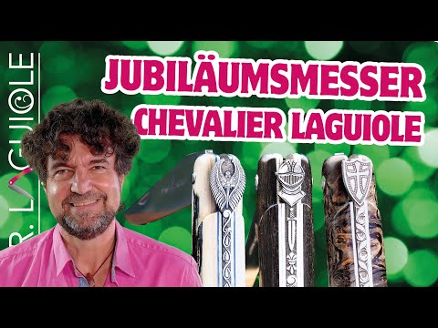 3 Laguiole Chevalier Taschenmesser Edition LORAC, handmade in France