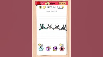 Brain Test Level 157 - Save them all #brainstorm #brain #game #shorts