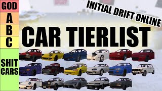 What Is The Best Car? Tierlist - Initial Drift Online