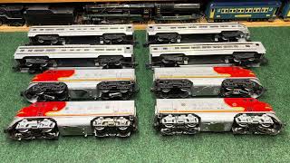 Lionel Trains Postwar No. 13088 Super O 6-Unit Presidential Passenger Set with 2383’s