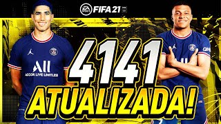 FIFA 21 - MELHOR TÁTICA 4-1-4-1 ATUALIZADA APÓS A ATUALIZAÇÃO!