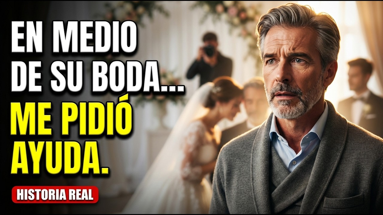 Durante la sesión de fotos de su boda, mi hija me tomó la mano y susurró: “Papá, necesito tu ayuda.”