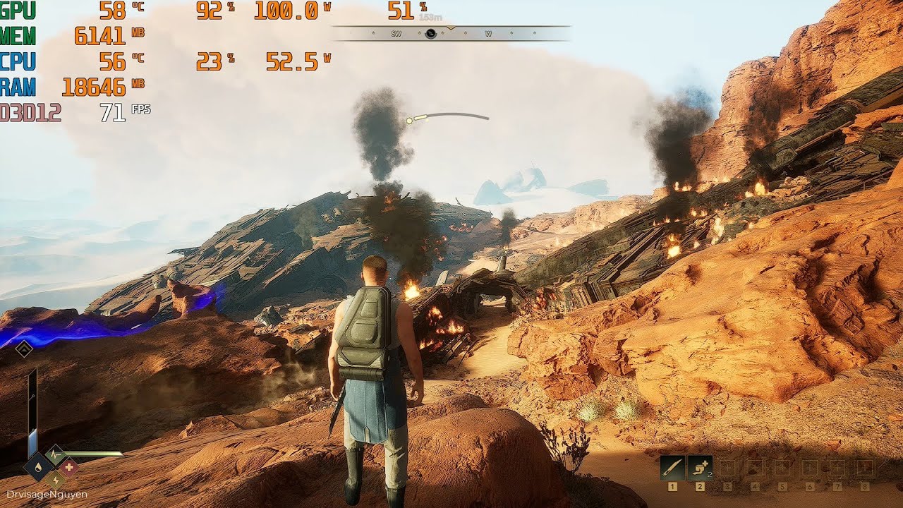 Dune Awakening Gameplay RX 6600 Ryzen 5 5600