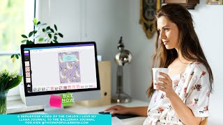 Repurposing My Llama Journal to a Ballerina Journal using MRR clipart! Watch as I screenshot 2
