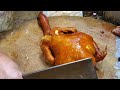 Super Fast chopping Roasted Pig Goose Duck Chicken BBQPork#Hongkong上海街超級快刀手肥師傅，斬料速度所向披靡， 1分鐘斬隻雞卓卓有餘，