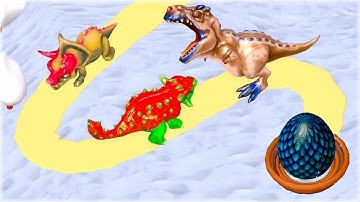 I Unlocked All Dinosaurs in Dino Merge Game in 19 Minutes