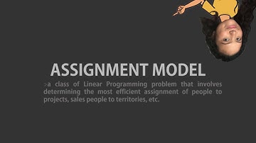 Operations Research: Transportation and Assignment