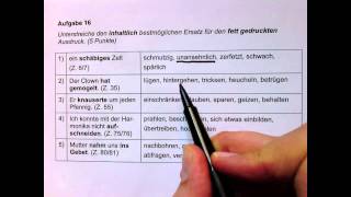 Zentrale Aufnahmeprüfung Zürich 2012 Kurzgymnasium Deutsch Teil 7