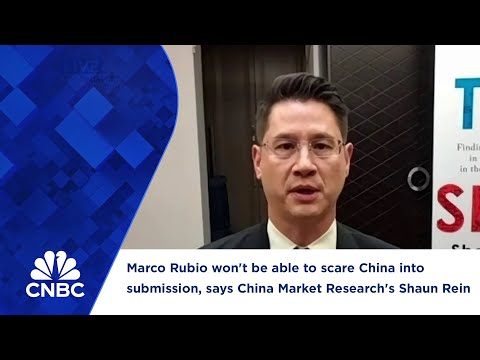 Marco Rubio won't be able to scare China into submission, says China Market Research's Shaun Rein Episode cover