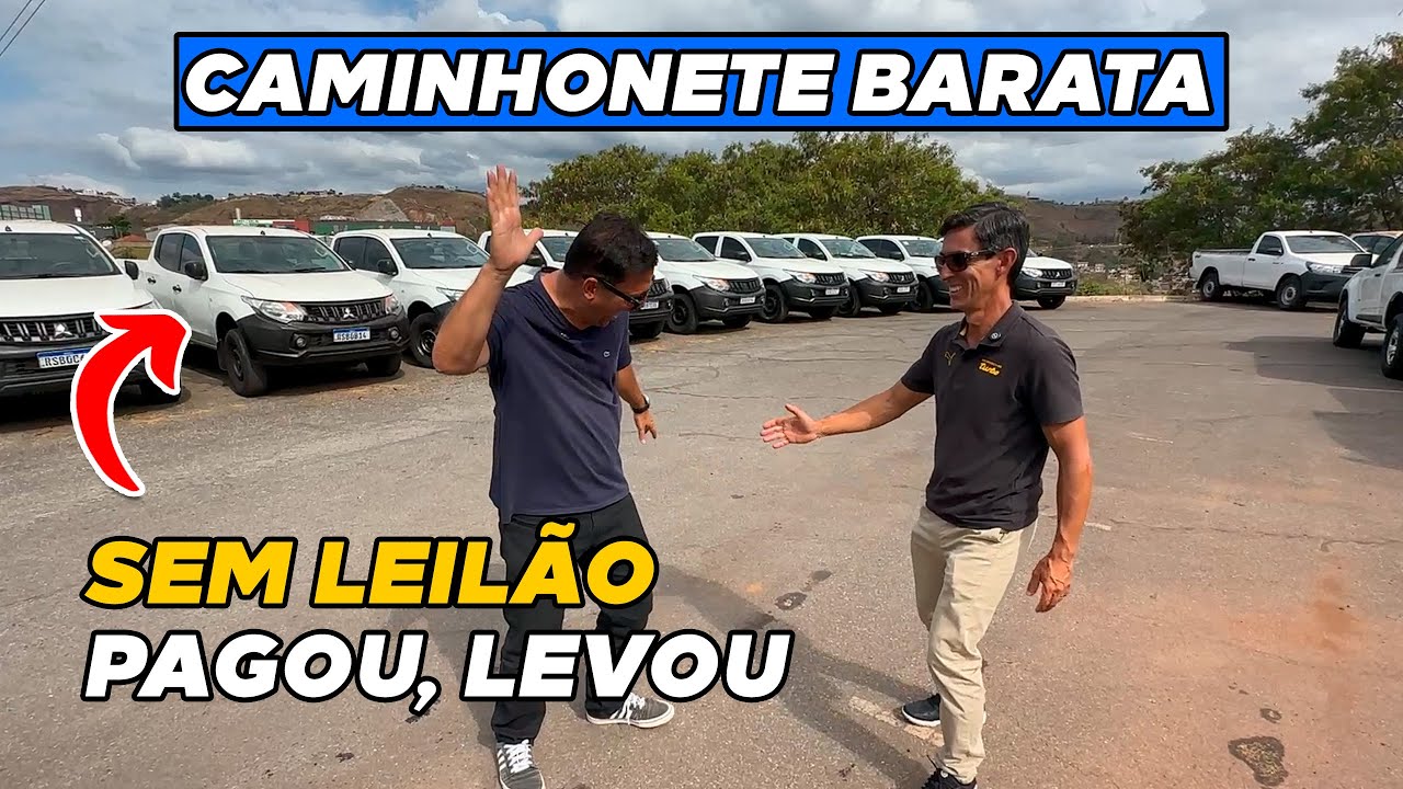 CAMINHONETES COM ATÉ 60 MIL DE DESCONTO, SEM LEILÃO (pagou, levou)