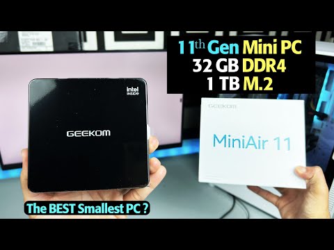 Geekom MiniAir 11 Unboxing e recensione - Mini desktop di 11a generazione - Test di GTA V, Asphalt 9 e riproduzione 4K