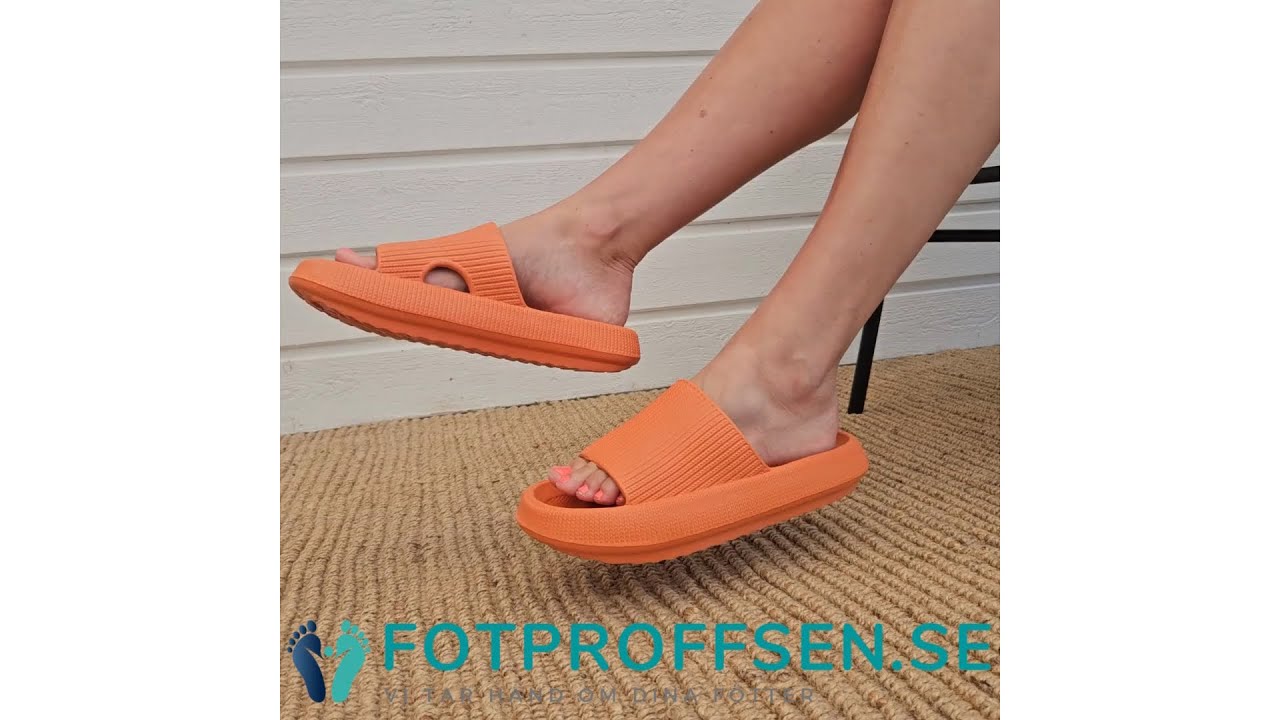 Mjuka, stötdämpande cloud tofflor | Fotproffsen.se