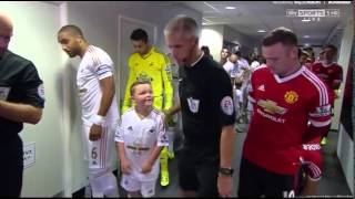 Swansea Mascot Reaction to Wayne Rooney
