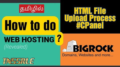 Website Uploading Process in Big Rock | Tamil