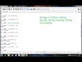 16. Strings in Python |String slicing, Immutability, String Indexing & Accessing |#learnpython