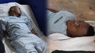 Sammy Kioko Cries In Pain As Doctors Rush Him For Treatment At Kangundo Hospital