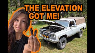 Carbureted Camping Truck Had Some Elevation Problems!