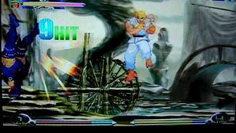 Marvel vs. Capcom 2 Arcade Mode Playthrough (Cyclops, Ryu, Ken) pt.1