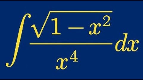 Using Substitution in Integrating ⚡√(1 - x²) / x⁴ | Step-by-Step 🐢 Tutorial