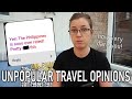 Reacting To YOUR UNPOPULAR TRAVEL OPINIONS! | AD