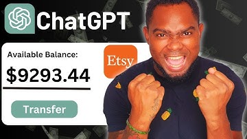 Easiest Etsy Side Hustle How To Earn Money Using ChatGPT | How To Make Money With ChatGPT