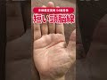 【手相実例】短い頭脳線の人、実は“かなり強い”です #shorts #手相